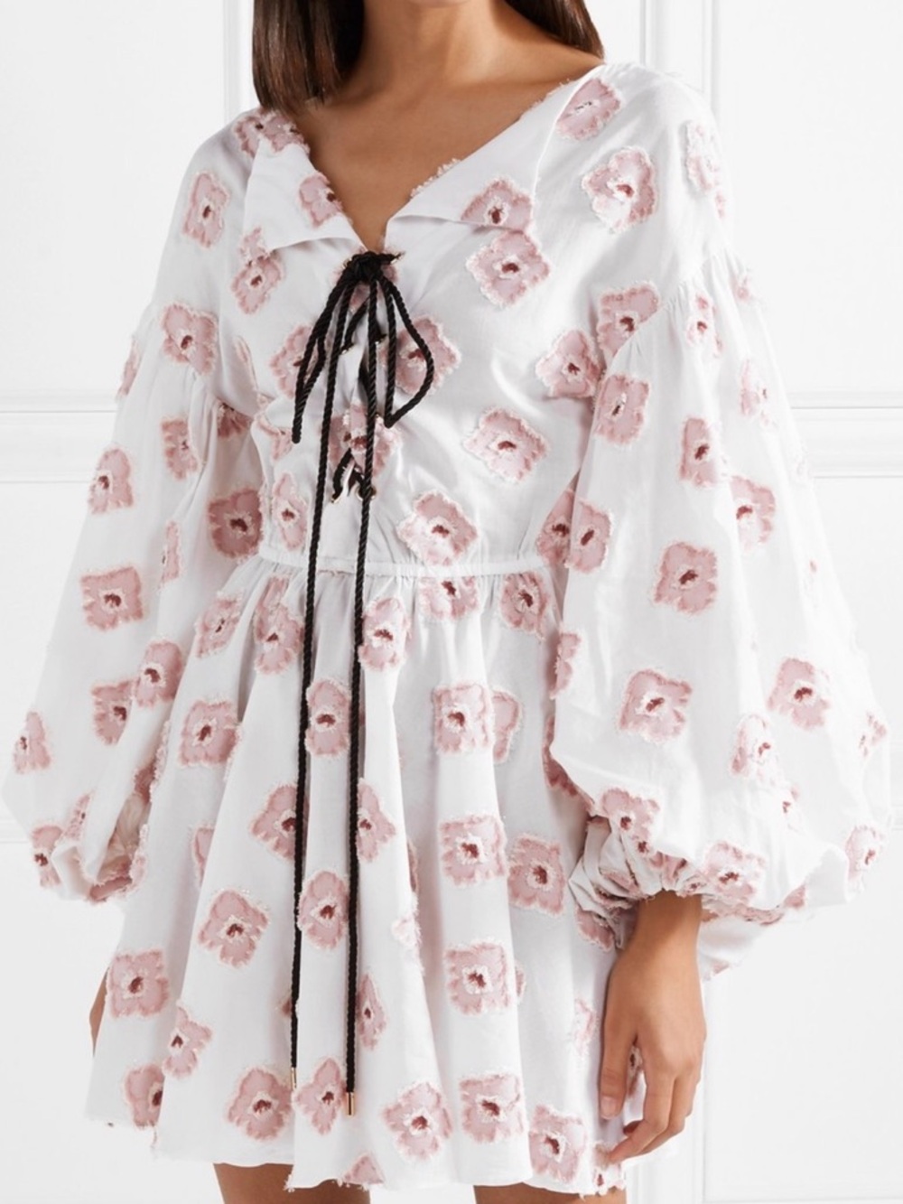 Caroline Constas Olympia Metallic Dress